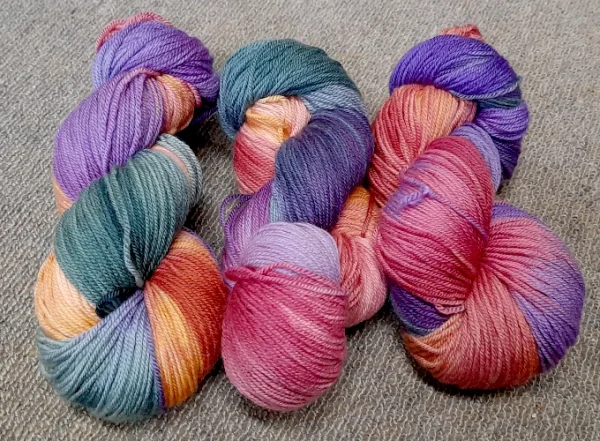 Hand Dyed Merino Wool #12
