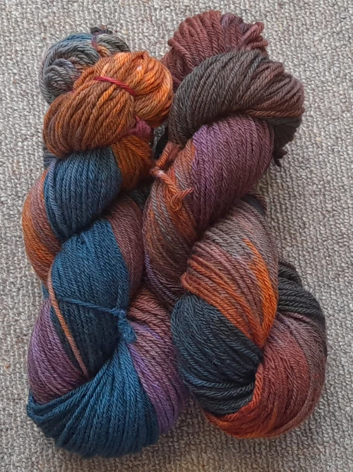 Hand Dyed Merino Wool #53