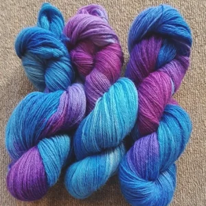Hand Dyed Woollen 4ply Yarn #1