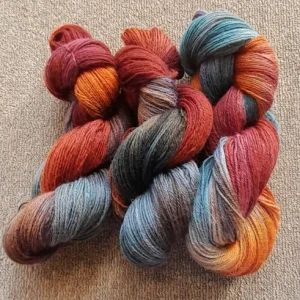 Hand Dyed Woollen 4 ply Yarn #3