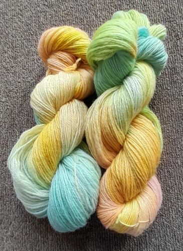 Hand Dyed Woollen 4ply Yarn #6