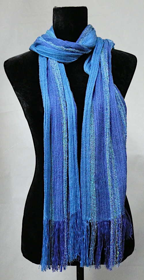 Frosted Blue Scarf - Image 3