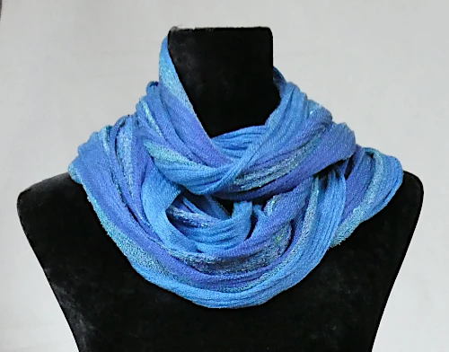 Frosted Blue Scarf - Image 4