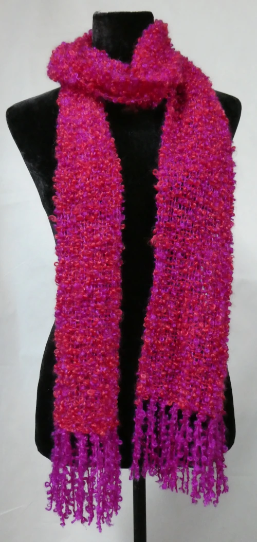 Hot Fuschia Scarf - Image 3