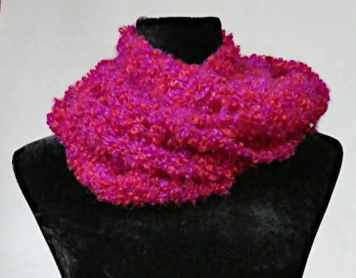 Hot Fuschia Scarf - Image 4