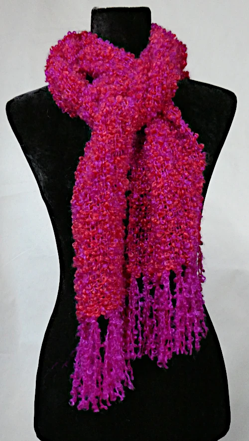 Hot Fuschia Scarf - Image 2