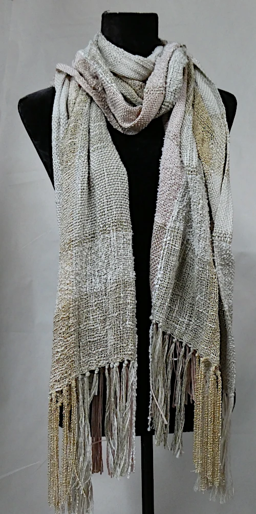 Seashell Pearl Scarf / Wrap - Image 3